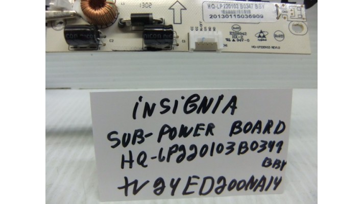 Insignia HQ-LP220103B0347BBY sub power  board